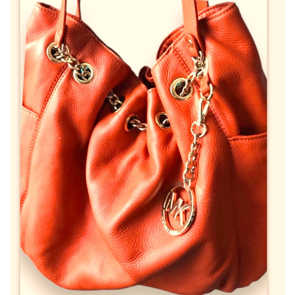 Michael Kors Burnt Orange Hand Bag